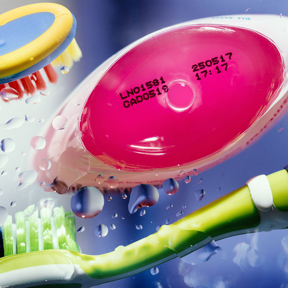 Маркировка пластиковой упаковки под водой
